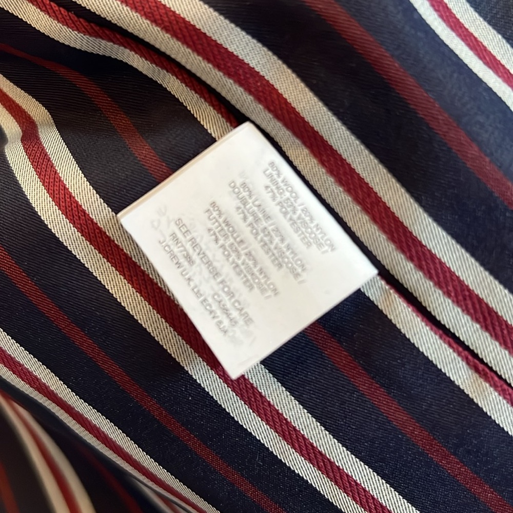 J. Crew Cropped double-breasted peacoat / 6 / BLACK - Picture 6 of 9